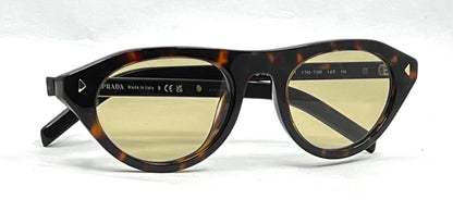 Prada SPR B15 17N-70R Tortoise Sunglasses Unworn Full Kit Made Italy