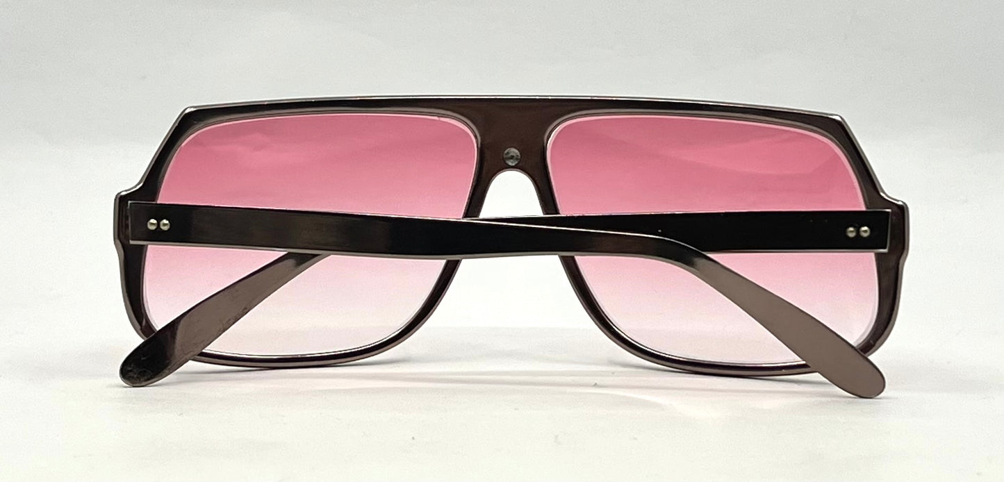 Polaroid Cool Ray 425 Vintage Sunglasses w|New Gradient Rose Tinted Lenses