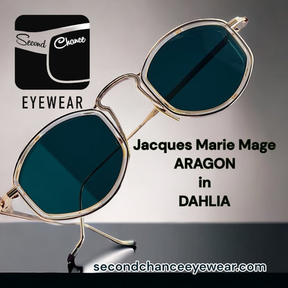 Jacques Marie Mage ARAGON in DAHLIA Sunglasses-FULL KIT-LTD. Of Only 100 Pieces