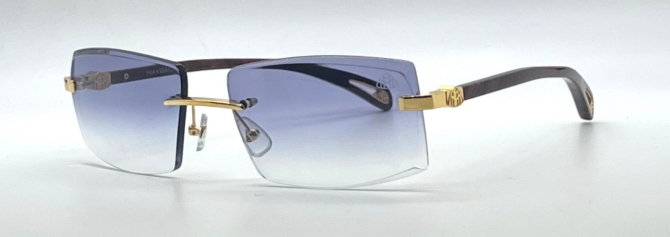 MAYBACH The Artist IX Wood Temples-New Custom Gradient Lenses-Unworn Sunglasses 57mm