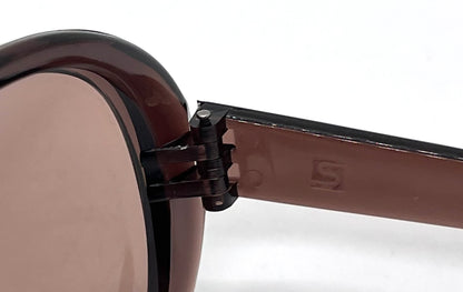 NISOL Vintage Italian Aviator Sunglasses Brown Collectors-Rare