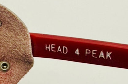 HEAD 4 PEAK Vintage Alpine Glacier Sunglasses Japan Leather Side Shields