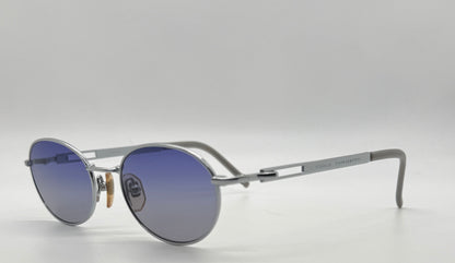 Yohji Yamamoto Vintage Japanese Oval Sunglasses-Unworn-Blue Gradient Lenses
