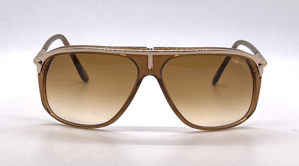 Tom Ford TF3 288 Brown Gold Aviator Sunglasses Unworn/Original-Full Kit-Italy