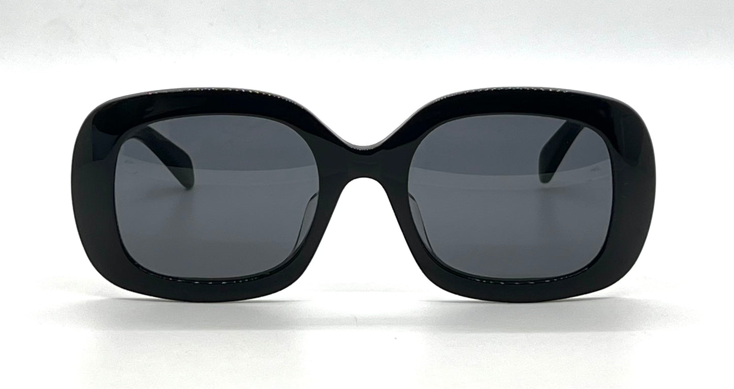CELINE Triomphe CL40262U 01A Black Gold Sunglasses Deadstock Full Kit