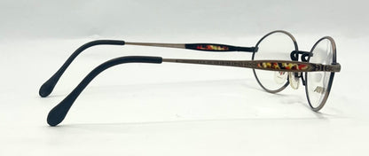 Vintage Alpina Windows 704 Round Metal Optical Frame 51-19 Deadstock