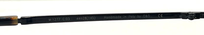 Cutler and Gross 1277 C03 Round Tortoise Sunglasses– New/Unworn-Full Kit-44mm