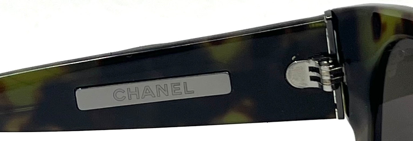 Chanel 5412 CC Logo Tortoise Sunglasses 54-19 Italy Gradient Lens Unworn