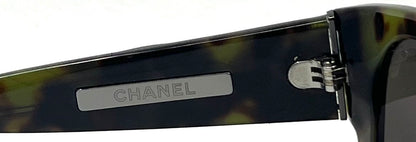 Chanel 5412 CC Logo Tortoise Sunglasses 54-19 Italy Gradient Lens Unworn