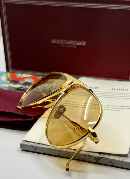 Jacques Marie Mage DAIDO in GOLD Sunglasses-Ltd 500 Full Kit-Japan-UNWORN
