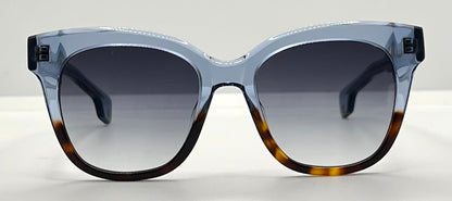 Entourage of 7 Rosemead 51-23-140 Blue/Tortoise Fade Grey Gradient Sunglasses New