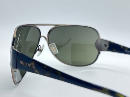 Y2K MIU MIU Pilot/Shield Sunglasses-Mod. SMU55G-Brand New/Unworn 68mm-FULL KIT