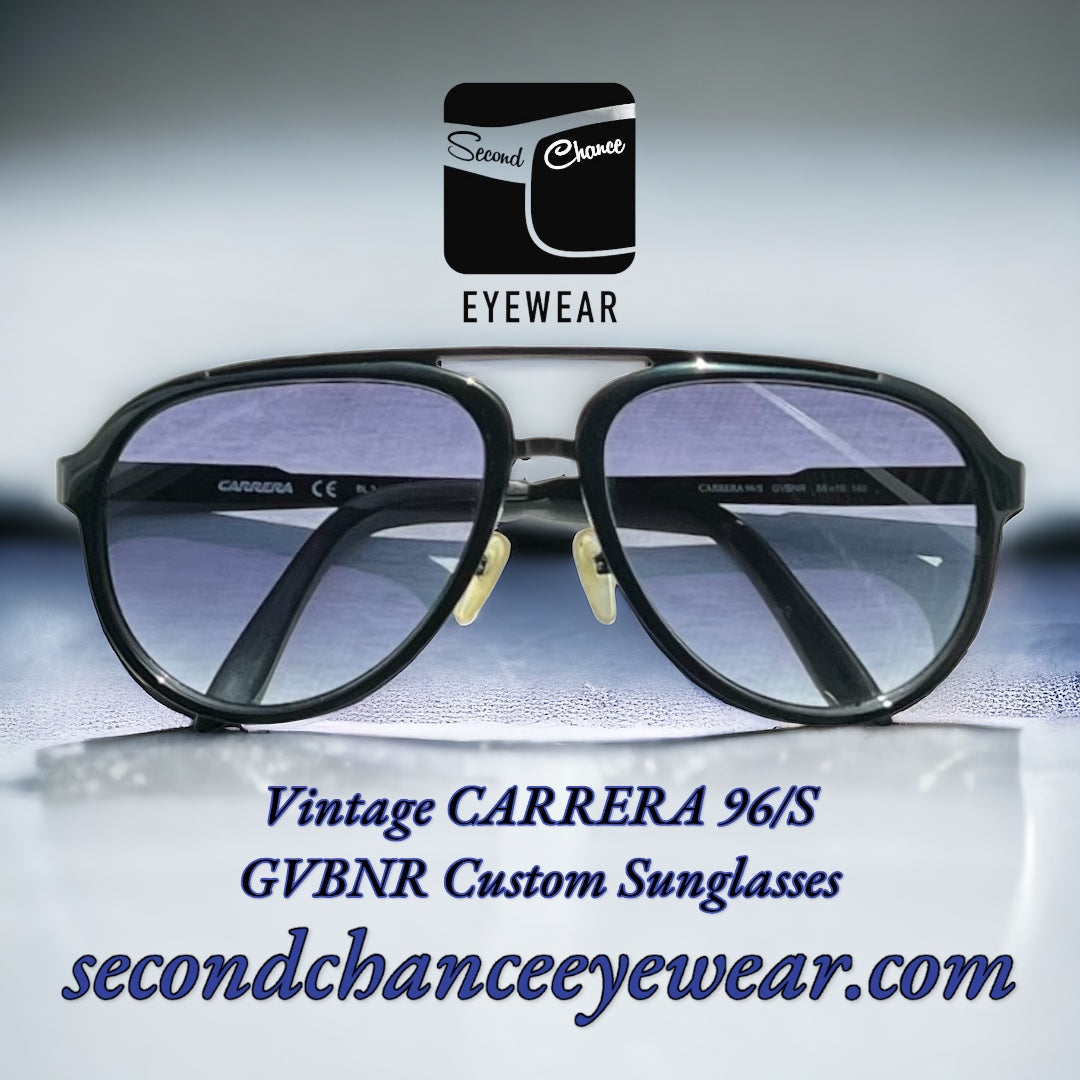 Vintage CARRERA 96/S GVBNR Sunglasses-RENEWED with Brand New Berko’s Designs Lenses™️