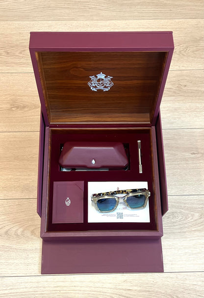 Jacques Marie Mage BORODINO in DUN Sunglasses-Decade Collection-Full Kit-UNWORN