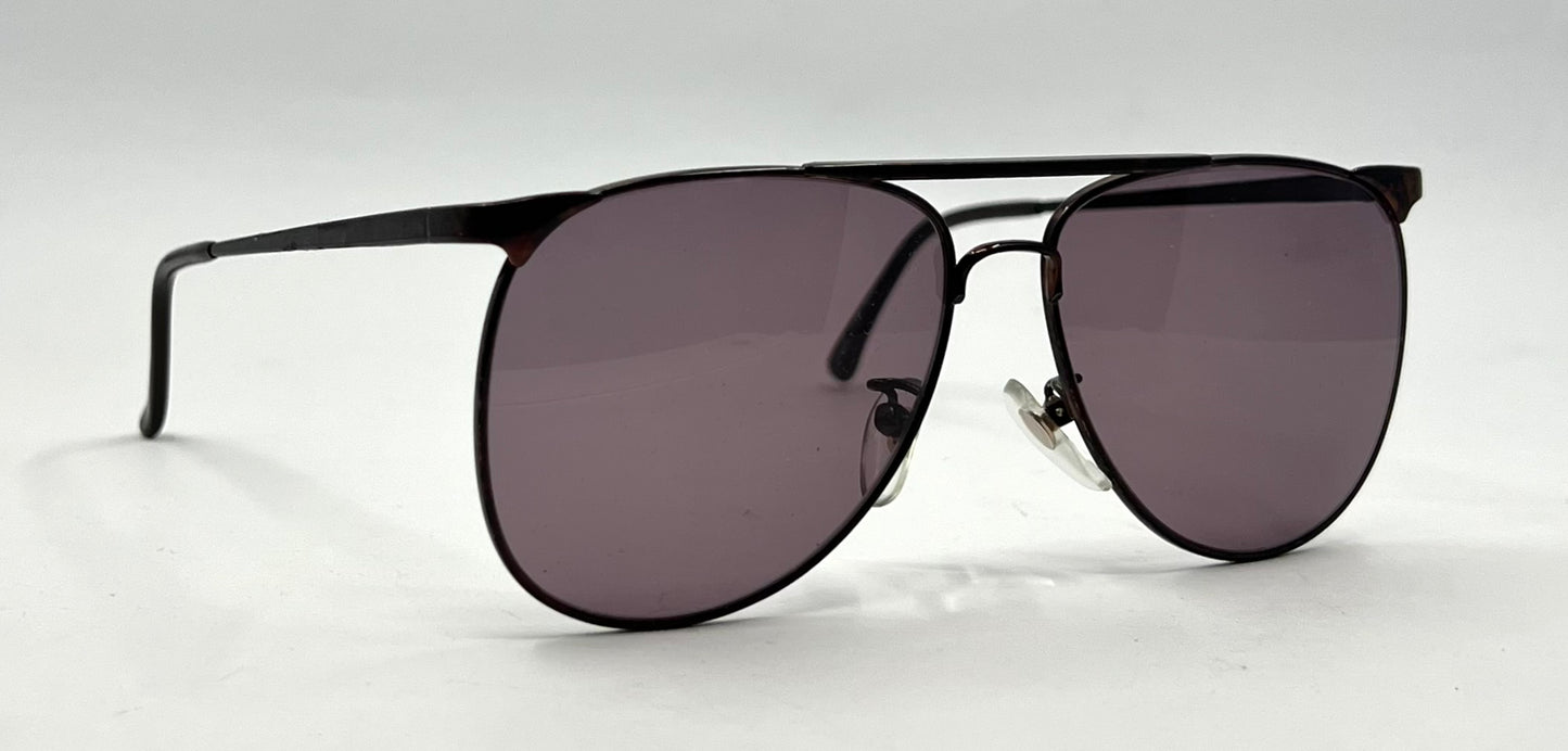 Tura MOD 278 Vintage Bronze Metal Sunglasses-New Rose Smoke Custom Lenses