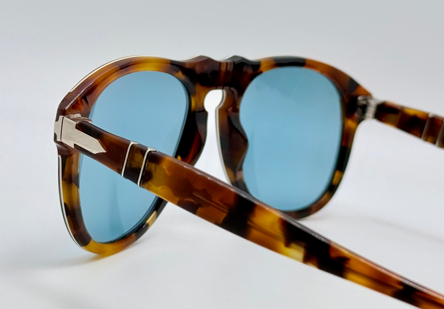 Vintage Persol 649 Sunglasses 1090/3R - Blue Prince of Wales Havana with Polarized Blue Lenses | Collector’s Condition