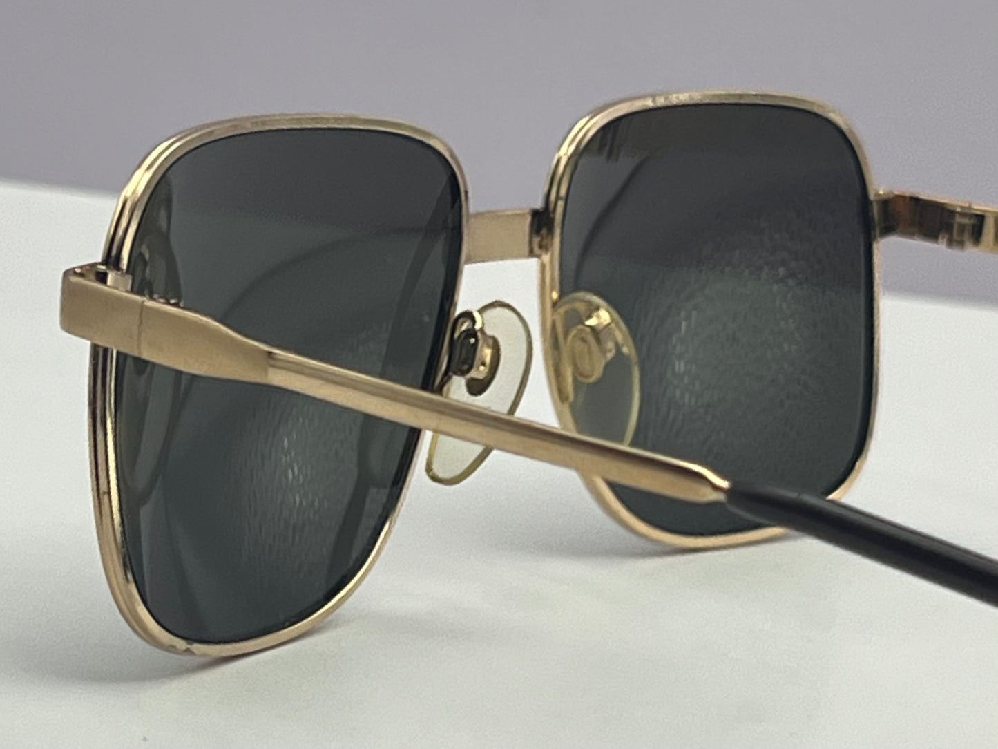 Vintage New/Old Leonard Harley Gold Plated Sunglasses- Mod. LH1010 GP 18ct. 55-16-