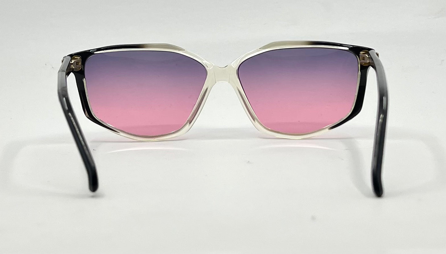 Givenchy Paris 950 Vintage Sunglasses w/New Pink Gradient Custom Lenses-UNWORN