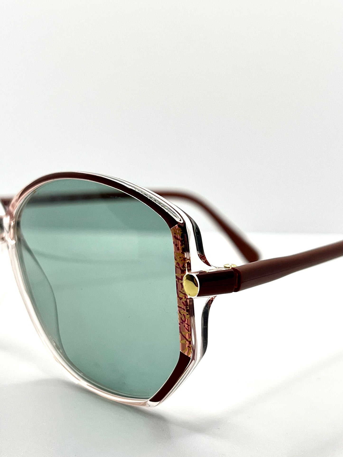 Silhouette SPX M1793 Vintage Sunglasses w/New, Custom Aquamarine Lenses-Deadstock-Austria
