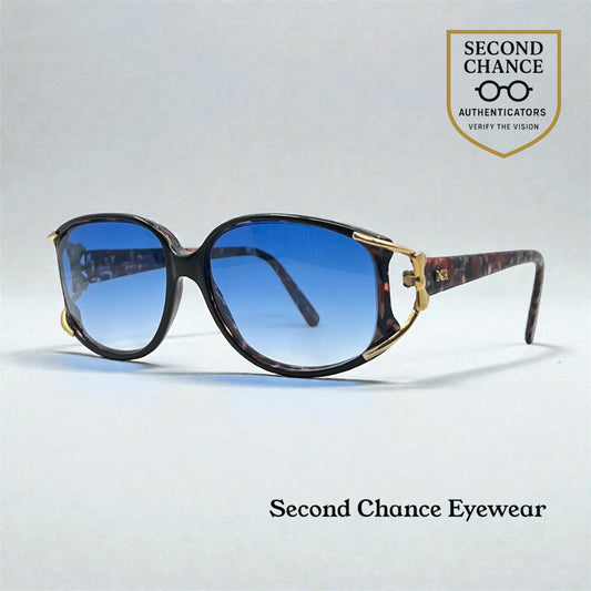 Nina Ricci PJR 3010 VINTAGE Sunglasses w/New Blue Gradient Custom Lenses