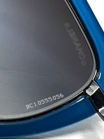 CHANEL 4203 Blue Sunglasses-Y2K VINTAGE Deadstock w/ Case & Cloth-Italy