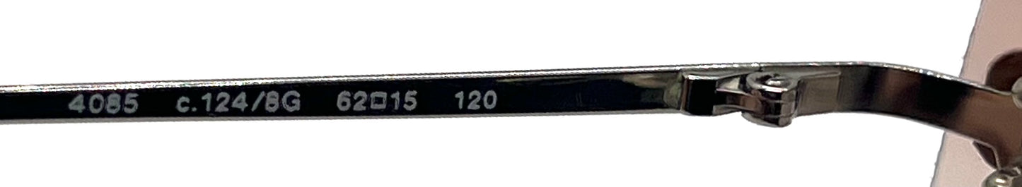 Chanel 4085 Y2K Rimless Camellia-Unworn Reconstructed Custom Sunglasses