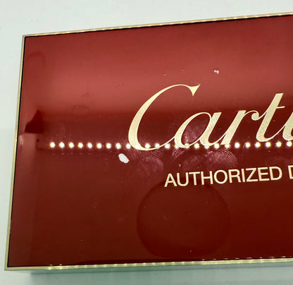Cartier Authorized Dealer Display Signs-Set of Two-Modern Boutique Displays