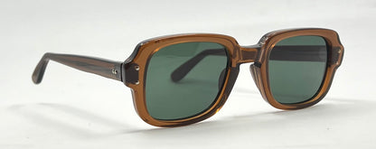 USS BCG 46-24 Vintage Military Frame-New Solid Green Second Chance Customs Lenses