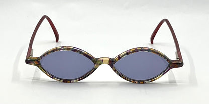Jean Lafont Paris Lotus 48 Unworn Vintage Sunglasses-New Soft Blue Custom Lens