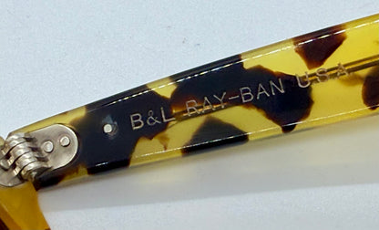 B&L Ray-Ban Wayfarer 5022 Honey Tortoise Sunglasses w/New Gradient Custom Lenses-USA