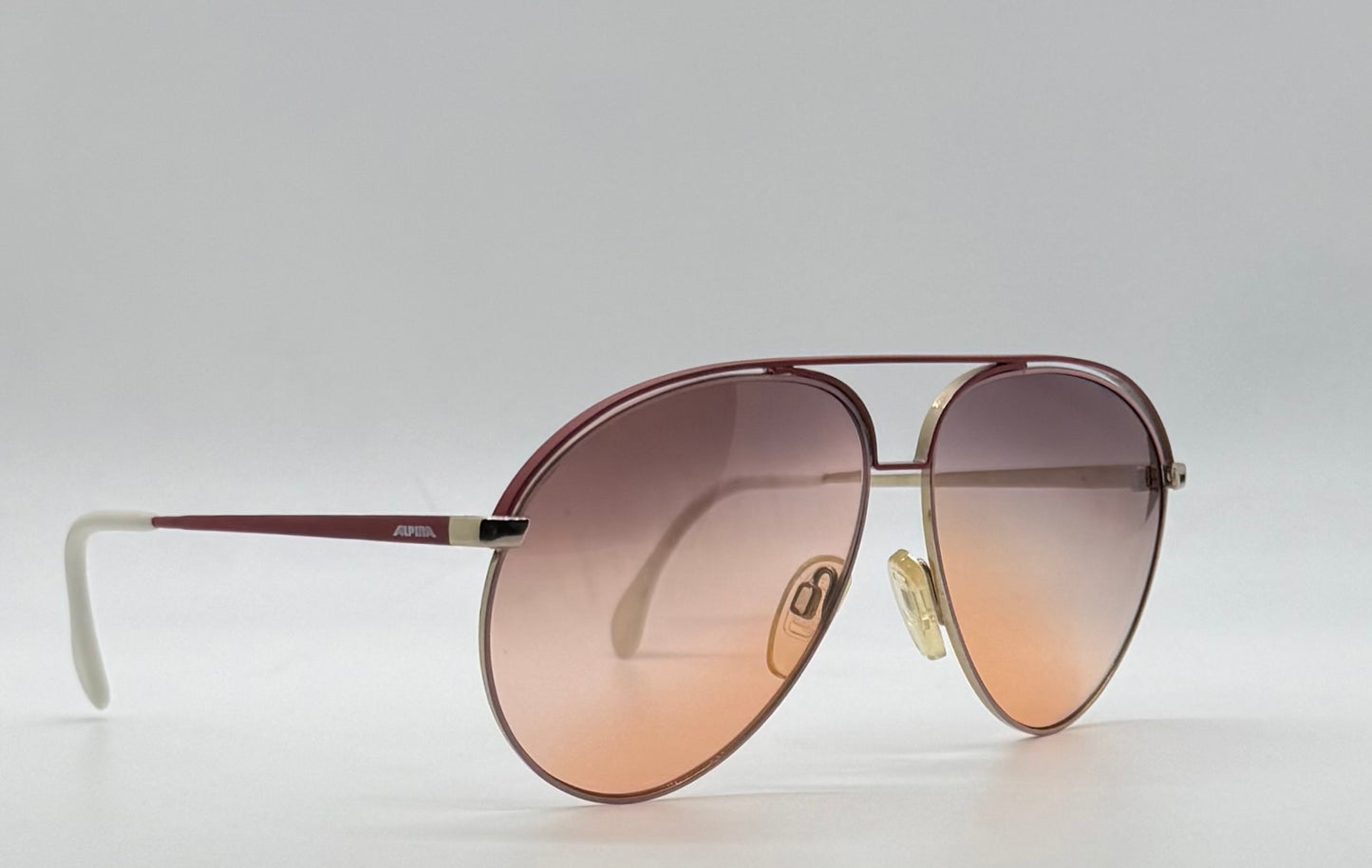 ALPINA VINTAGE Sunglasses-3302220-New Tri-Gradient Custom Tinted Lenses-60mm-UNWORN