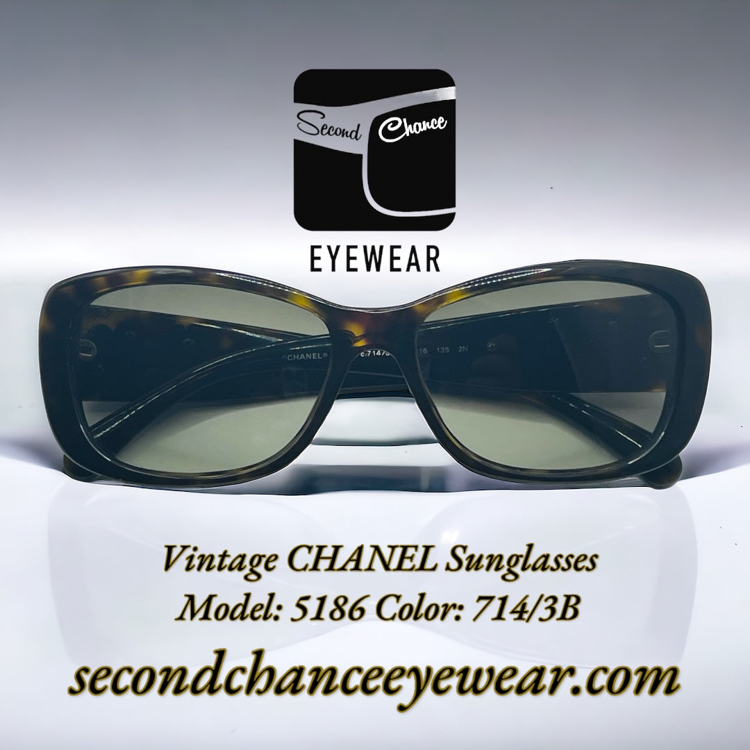 Y2K CHANEL Sunglasses-Model:5186 c.714/3B-Fashioned with Brand New Berko’s Designs Lenses