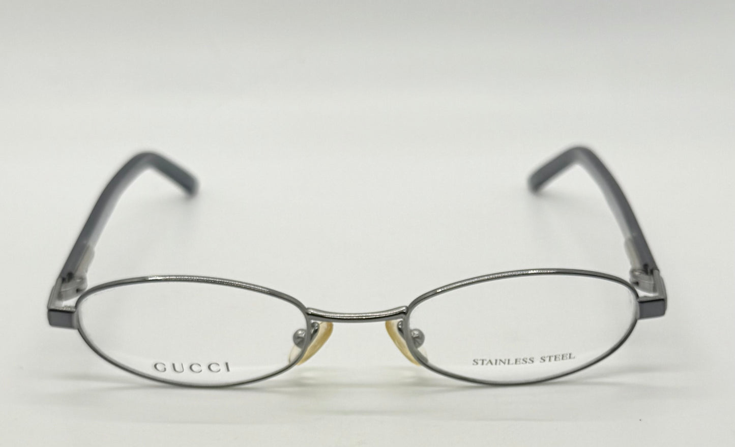 Gucci GG 2679 RV3 Stainless Steel Oval Frames-Vintage Unworn-Italy