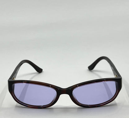 Moschino MO096-04 Vintage Sunglasses w/New Solid Purple Custom Tinted Lenses-Full Kit-Italy