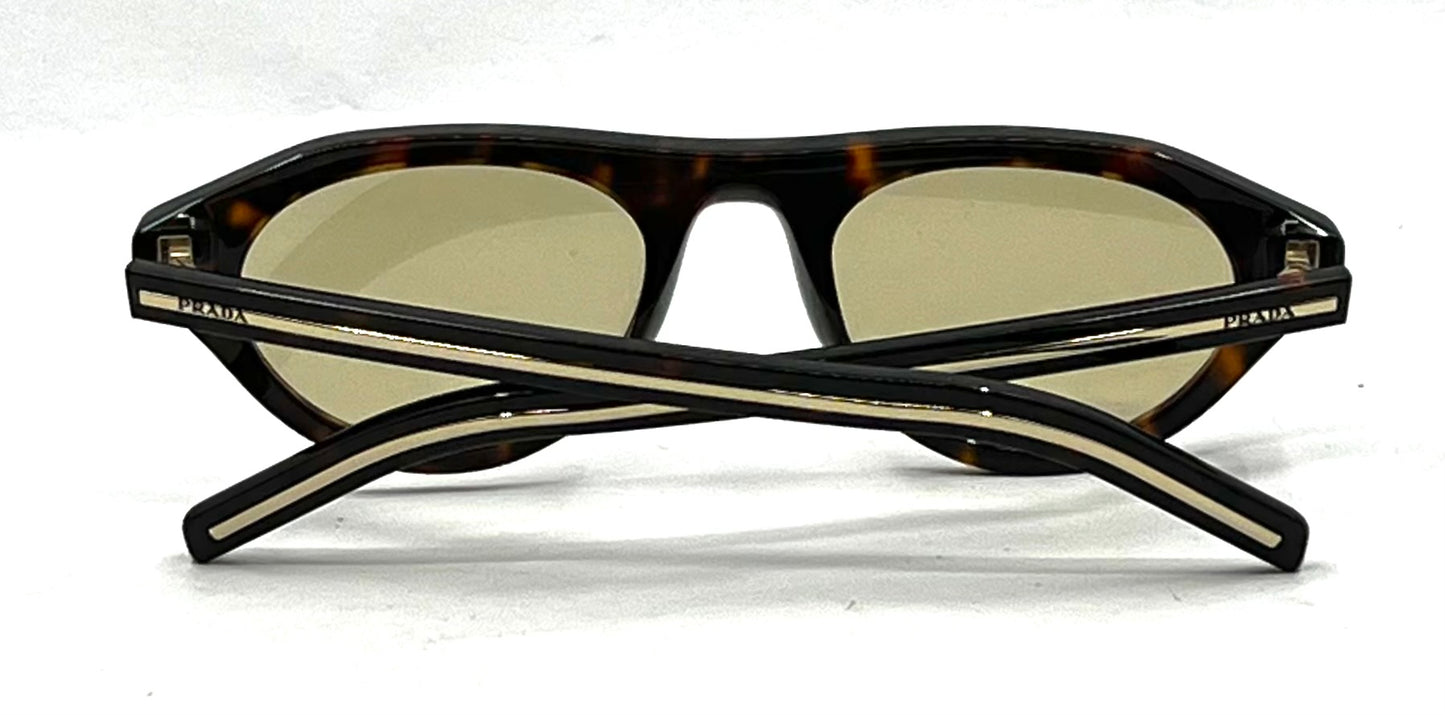 Prada SPR B15 17N-70R Tortoise Sunglasses Unworn Full Kit Made Italy
