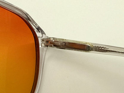 Pierre Cardin Boutique Smoke Vintage Aviator-New Sunset Gradient Custom Lenses-59mm