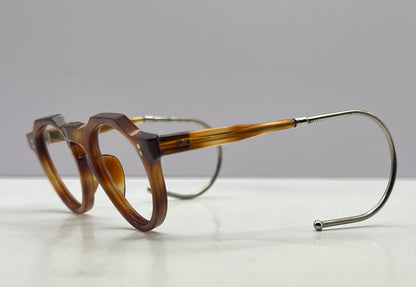 Vintage 1940’s CHILDREN’S ACETATE Eyeglass Frames with COIL (Rat Tail) TEMPLE TIPS (prevents slippage)-New/Old Stock