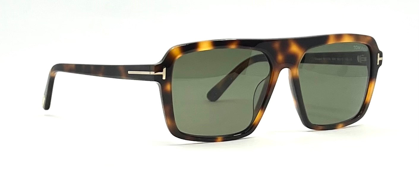 Tom Ford Vincent TF1176 53N C2 Havana Sunglasses 56-15-145 New