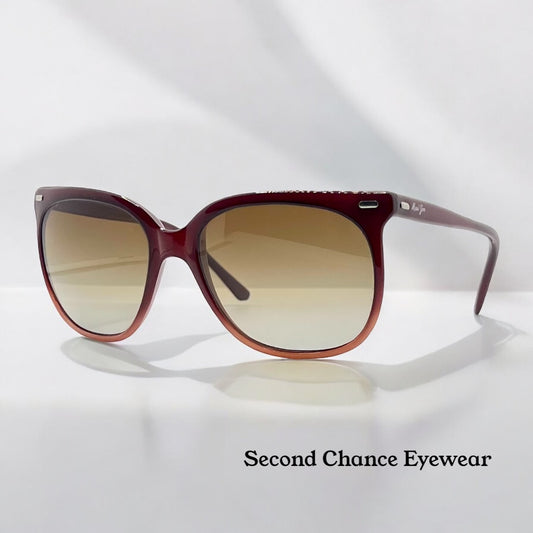 Vintage Maui Jim Cat-Eye Gradient Sunglasses – Made in France – Original Polarized Lenses