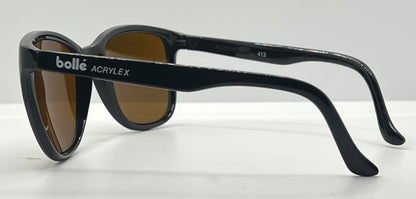 Bollé Acrylex 413 Vintage Sunglasses – Made in France – Amber Lenses – Rare - Deadstock