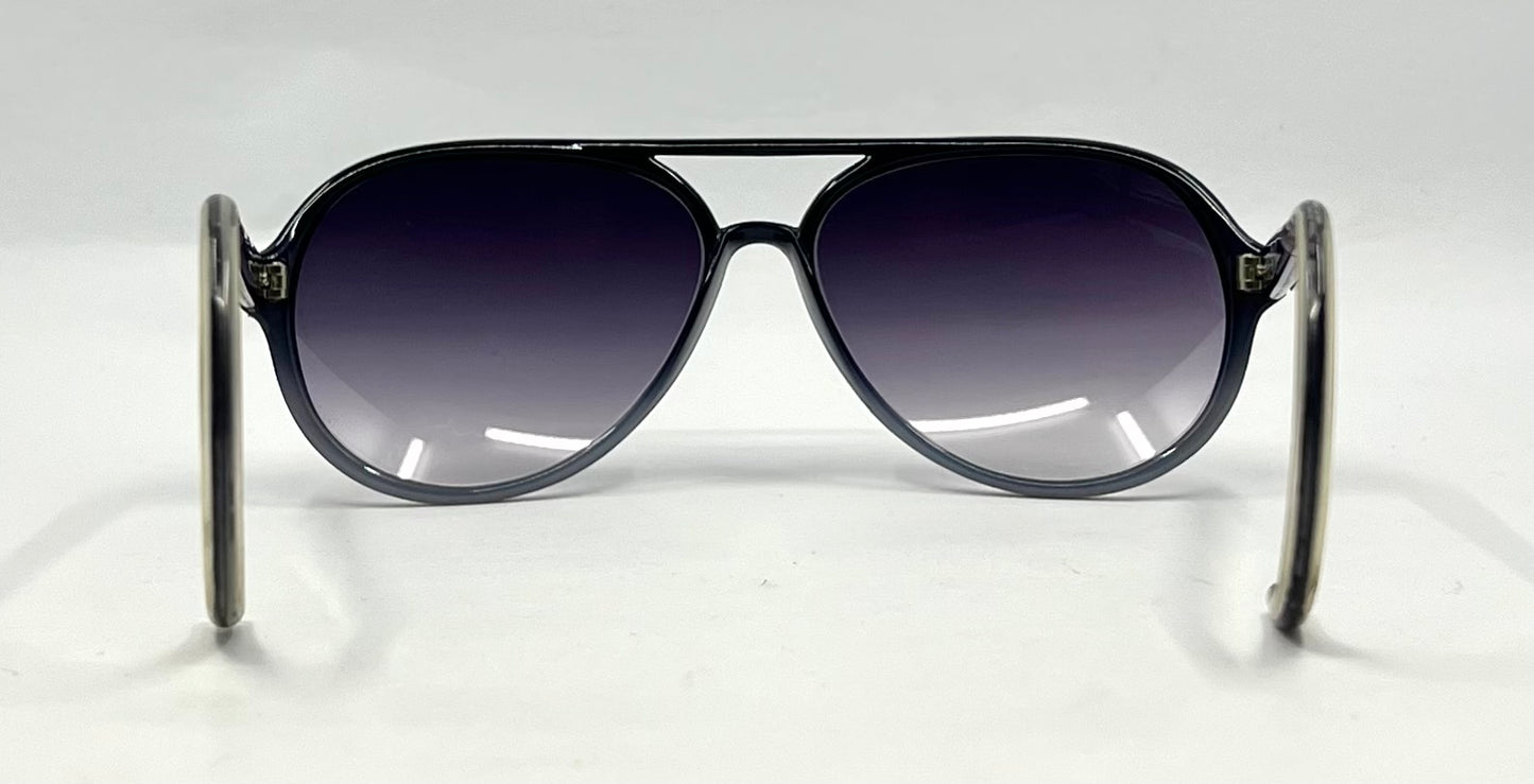 Bucci 1970s VINTAGE Aviator Sunglasses-Cable Temples-Unworn-France