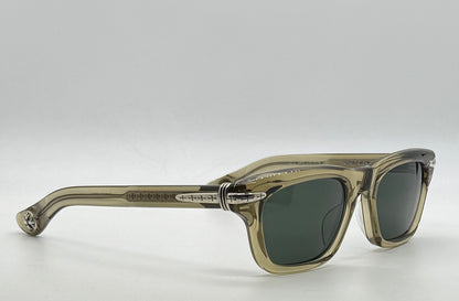 Chrome Hearts TRYPOLEAGAIN Army Green Sunglasses 52-20-146 Unworn Full Kit ZEISS Japan