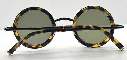 Cutler and Gross 1277 C03 Round Tortoise Sunglasses– New/Unworn-Full Kit-44mm