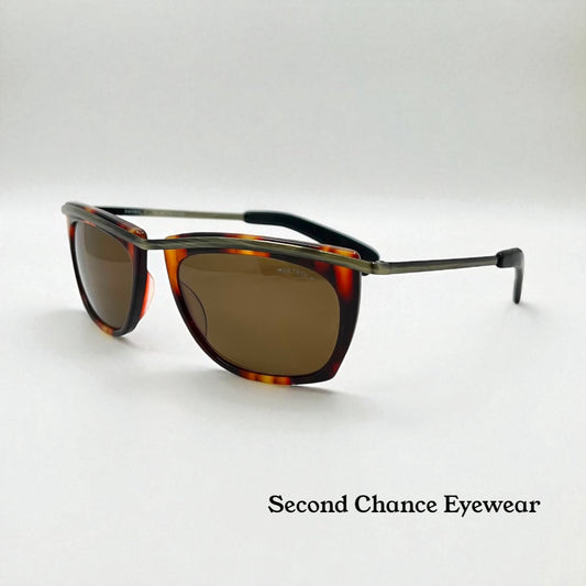 Patrol 9 Vintage Tortoise Sunglasses by Metalflex-Deadstock/Unworn-Italy