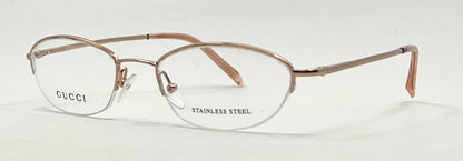 Gucci GG 2705 ZL9 Half-Rim Titanium Optical Frames Italy Unworn Deadstock