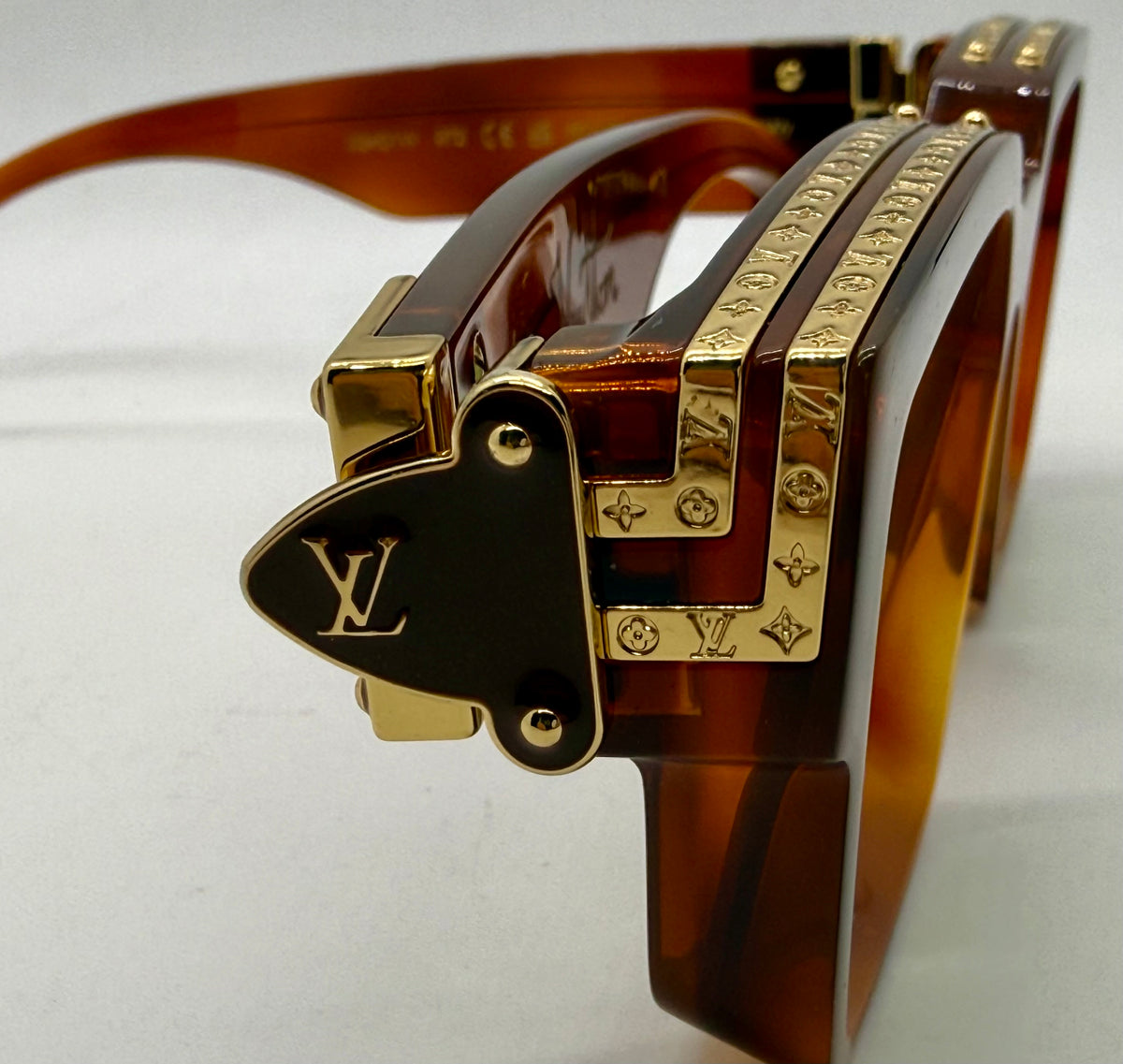 Louis Vuitton 1.1 Millionaires Z3401W Crystal Brown Green Lens Sunglasses