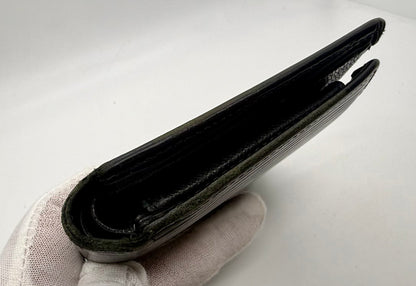 Louis Vuitton Epi Leather Bifold Wallet-Black Noir-LV Authentic