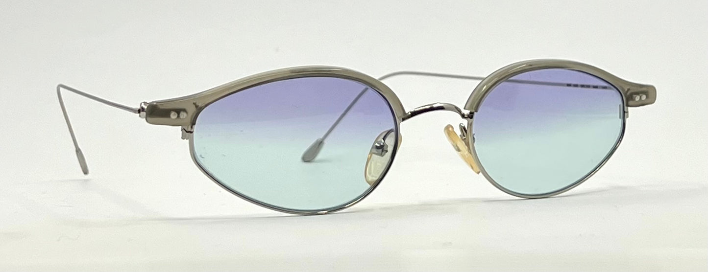 Red Rose FR253 949 Titanium Vintage Sunglasses-New Gradient Custom Tinted Lenses