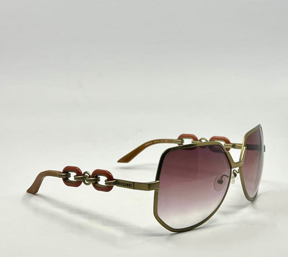 (Missoni Special Edition MI66603 Sunglasses Gold Chain 63-14 Deadstock