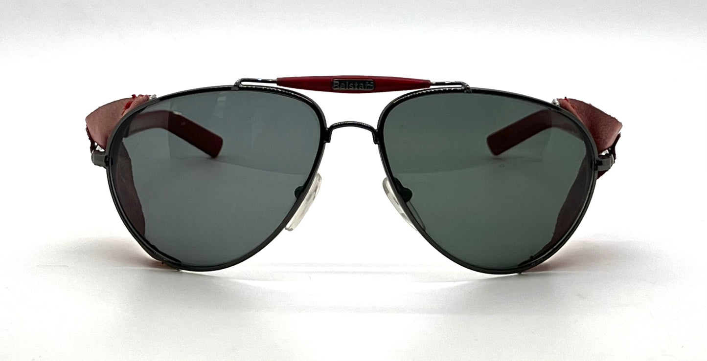 Belstaff PILOT 13-269 Vintage Aviator-Glacier Leather Shields-UNWORN-Italy
